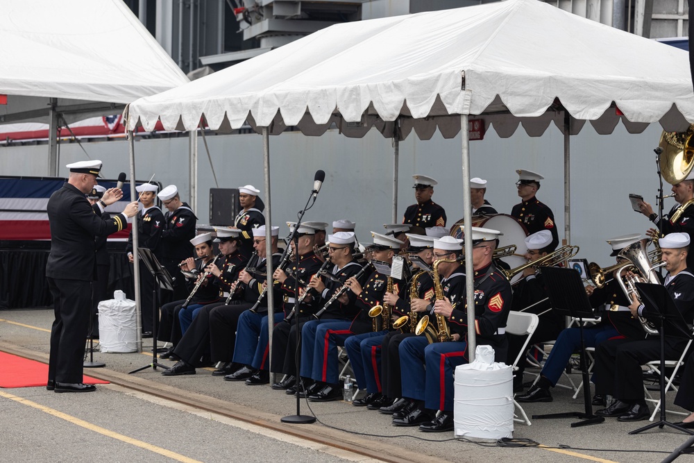 Marines attend USS John L. Canley commissioning ceremony