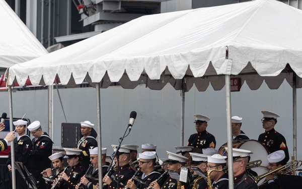 Marines attend USS John L. Canley commissioning ceremony