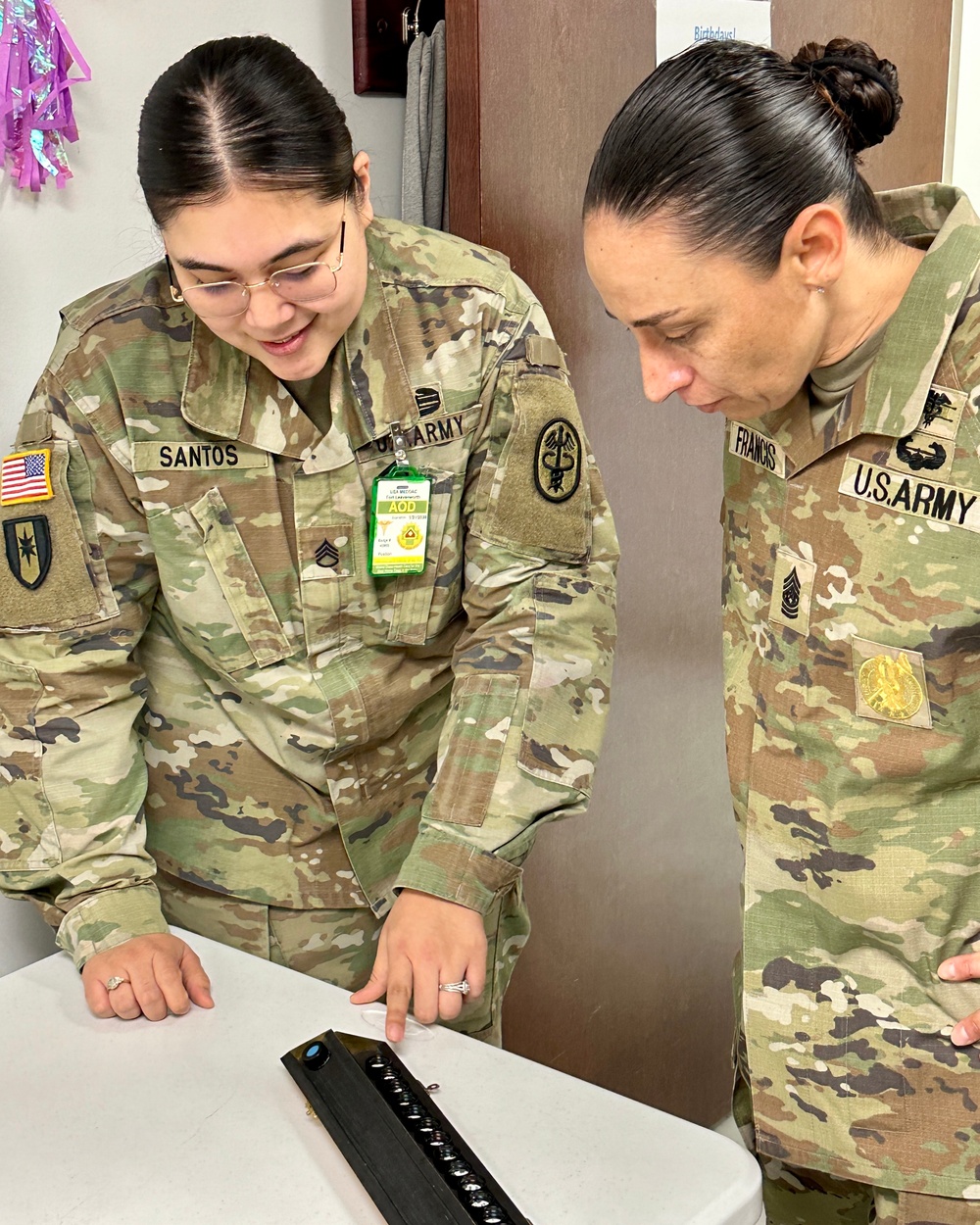 MRC, West, SEL visits Soldiers at Munson Army Health Center