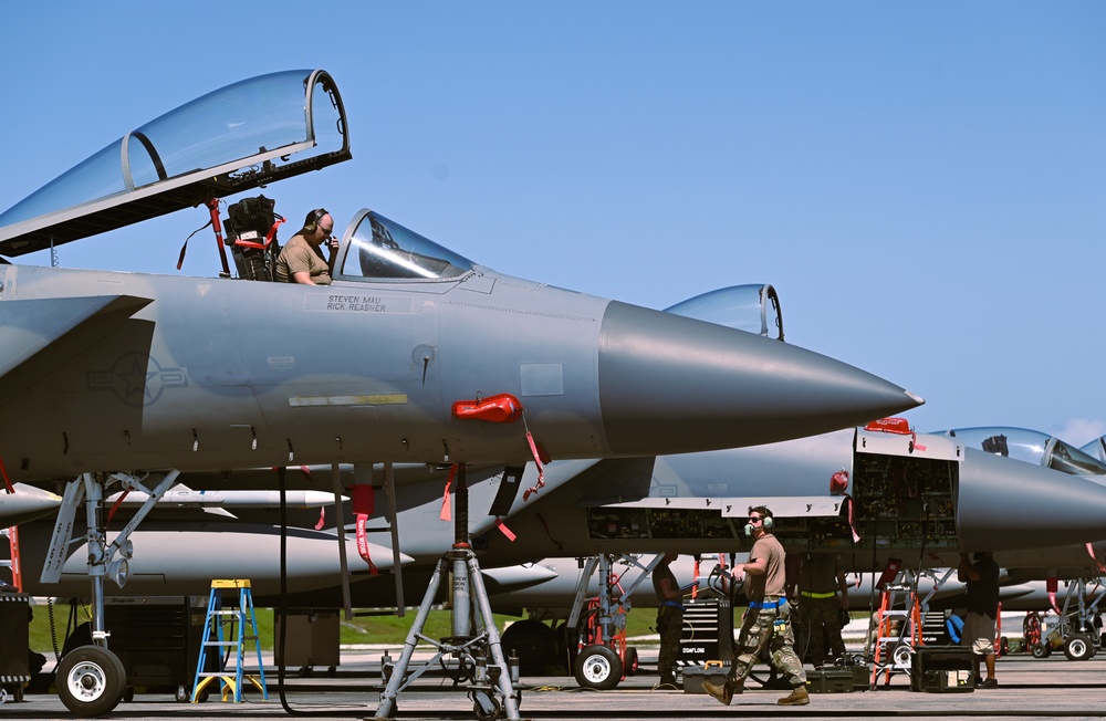 Louisiana, California ANG F-15C Eagles deliver Total Force advantage to Cope North 24