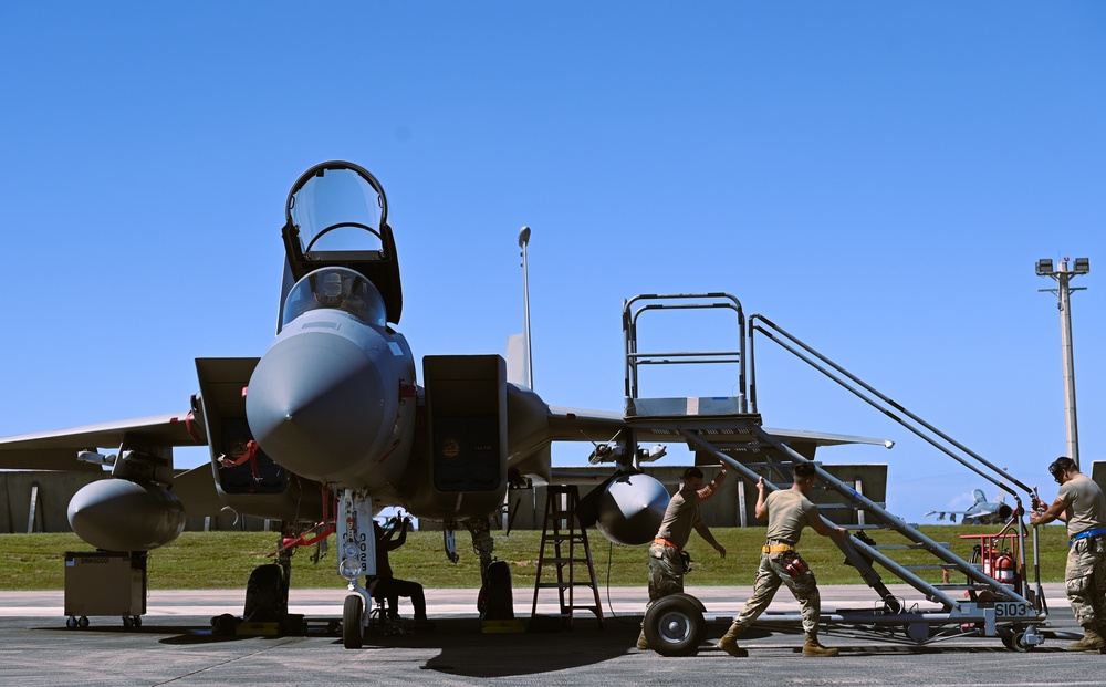 Louisiana, California ANG F-15C Eagles deliver Total Force advantage to Cope North 24 Louisiana, California ANG F-15C Eagles deliver Total Force advantage to Cope North 24