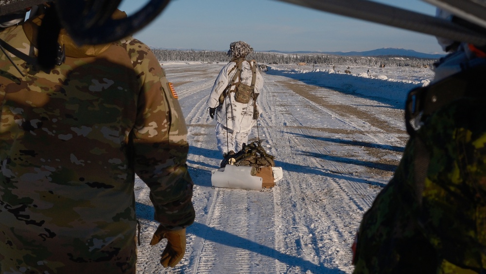 11th Airborne Division Jumps into Donnelly Training Area for JPMRC 24-02