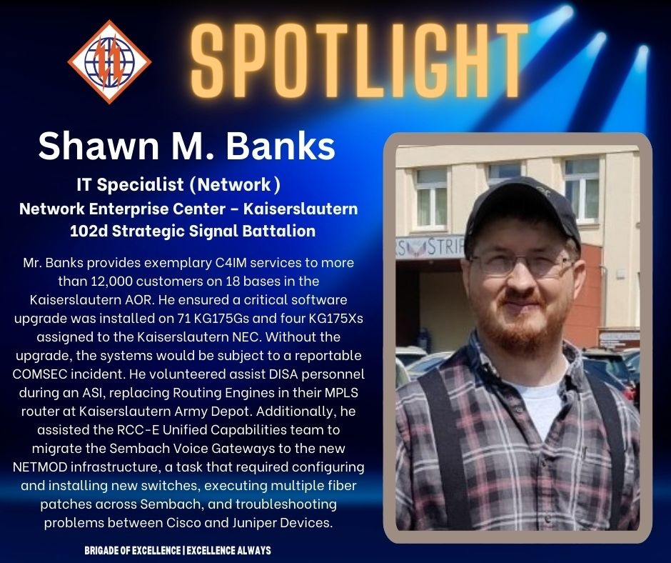 2d TSB Spotlight: Shawn M. Banks