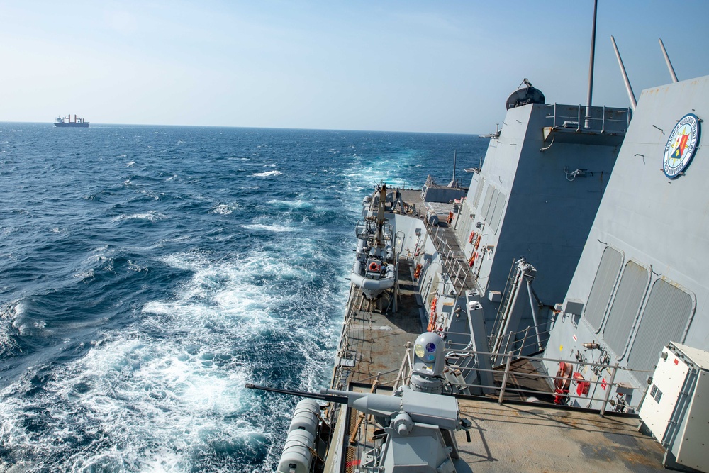 USS Gravely Transits Bab al-Mandeb