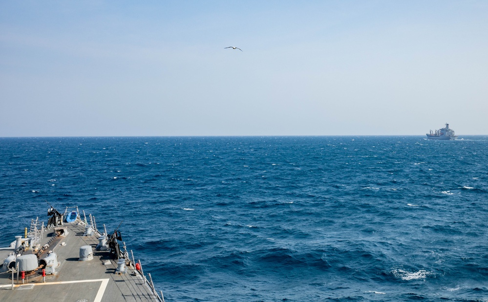 USS Gravely Transits Bab al-Mandeb