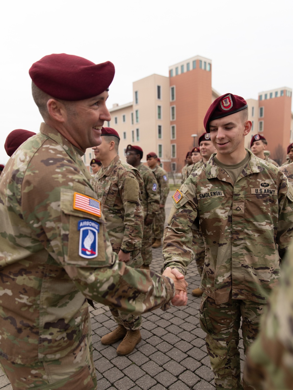 173rd Newcomers Patching Ceremony