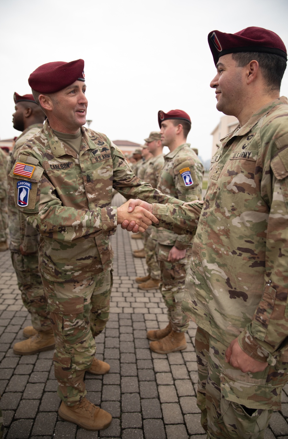 173rd Newcomers Patching Ceremony