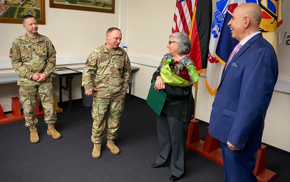 Chief of Army Oil Analysis Program Laboratory Europe retires with 29 years of service