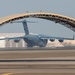 C-17 aircraft takes off in USCENTCOM AOR