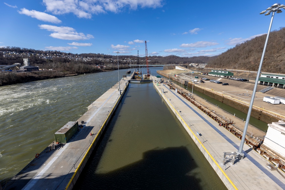 Newest lock on Monongahela undergoes testing before opening for inland navigation