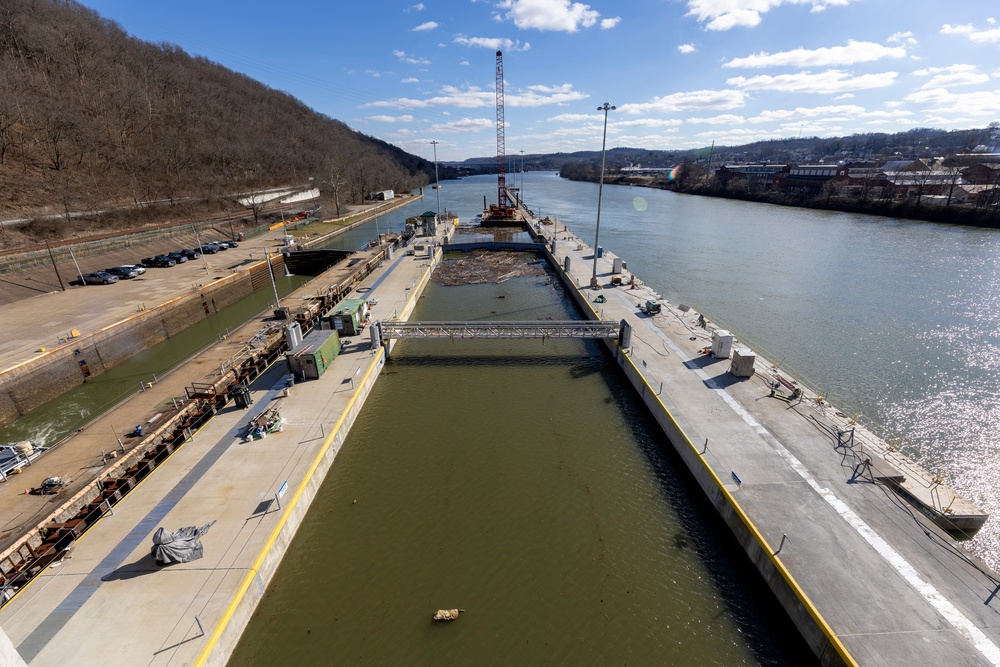 Newest lock on Monongahela undergoes testing before opening for inland navigation