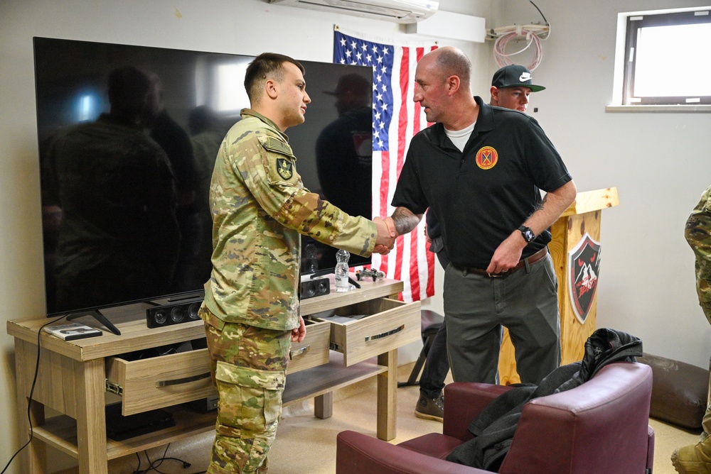 10th AAMDC Command Sergeant Major visits 11th Missile Defense Battery