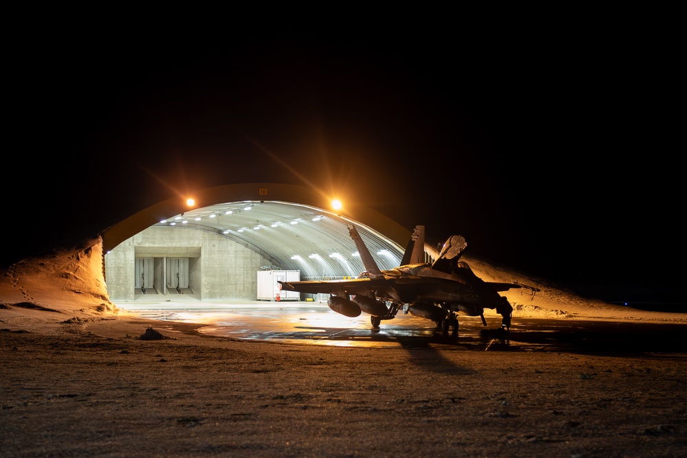 U.S. Marine Corps F/A-18 Hornets with VMFA-312 arrive in Norway for Exercise Nordic Response 24