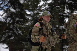 Soldiers with the 10th Mountain Division and Members of the National Ski Patrol Participate in the Hale to Vail Traverse