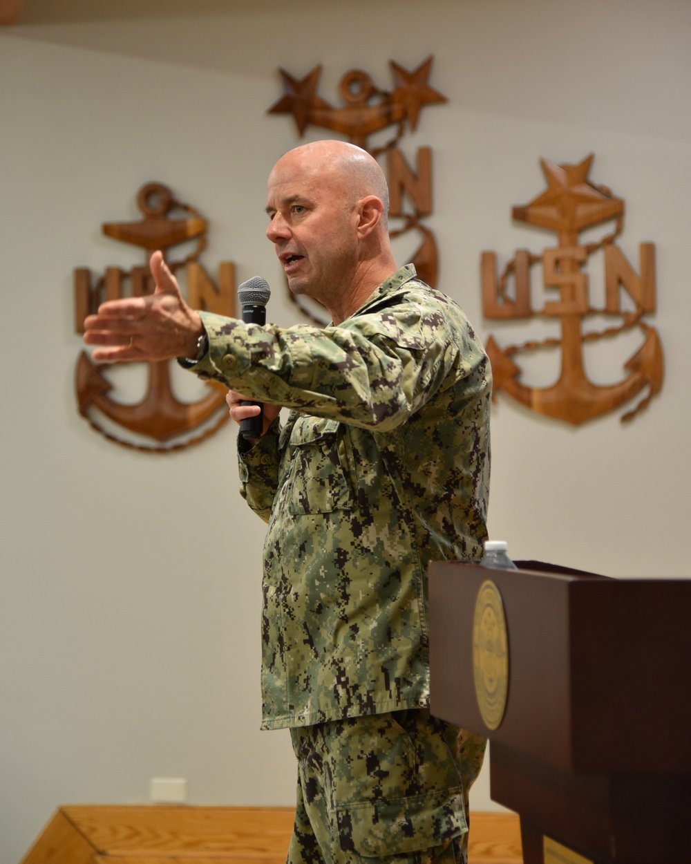 VCNO Kilby visits Senior Enlisted Academy