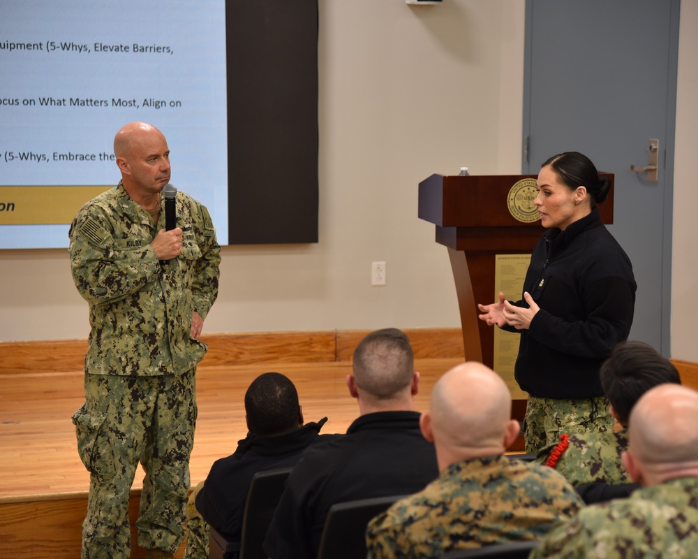 VCNO Kilby visits Senior Enlisted Academy