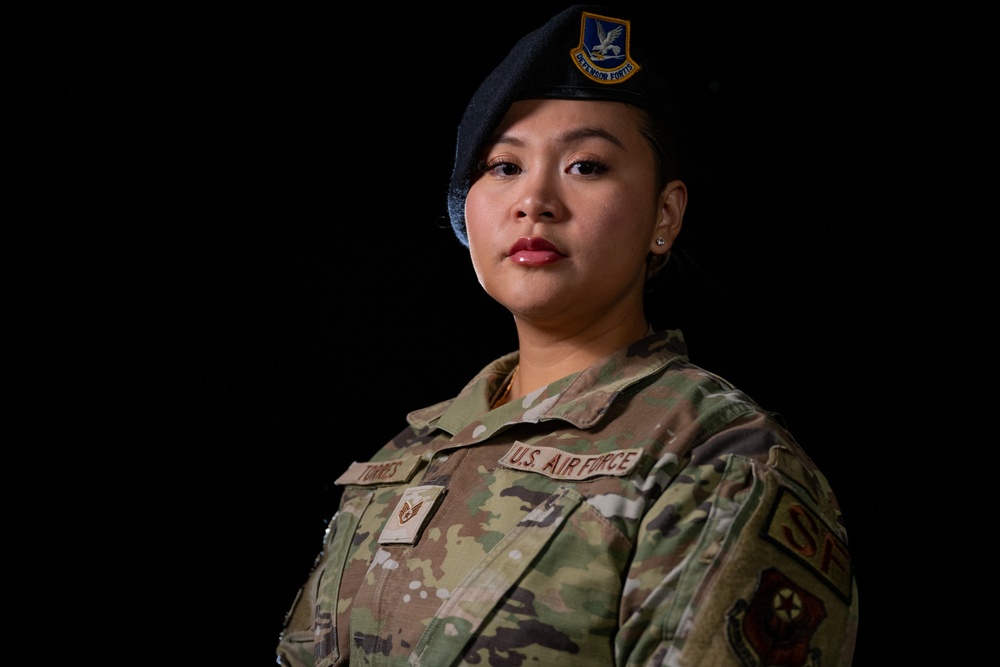 Alyssa, a Senior Airman with the 22nd Intelligence Squadron