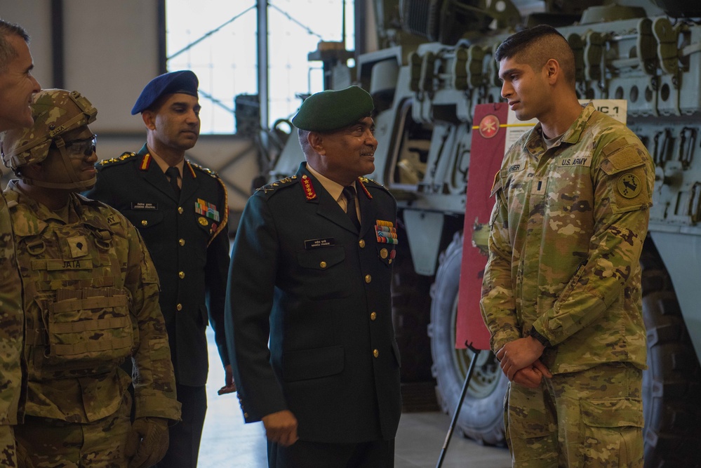 JBLM welcomes Chief of Staff of the Indian Army Gen. Manoj Pande