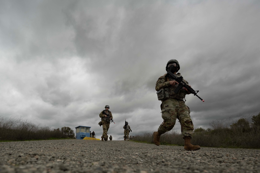 Combat medic pilot course at Travis AFB