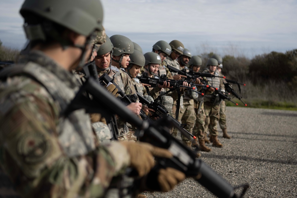 Combat medic pilot course at Travis AFB