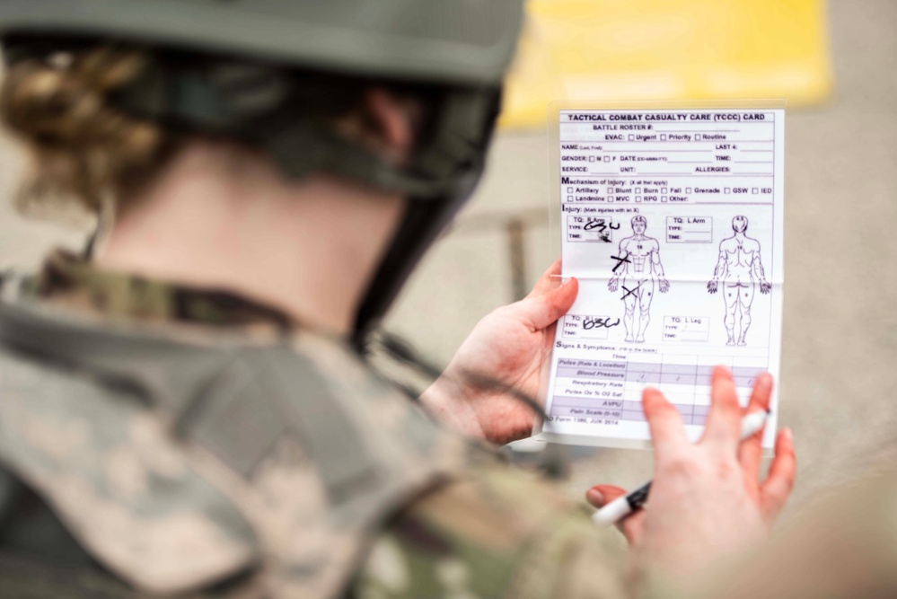 Combat medic pilot course at Travis AFB