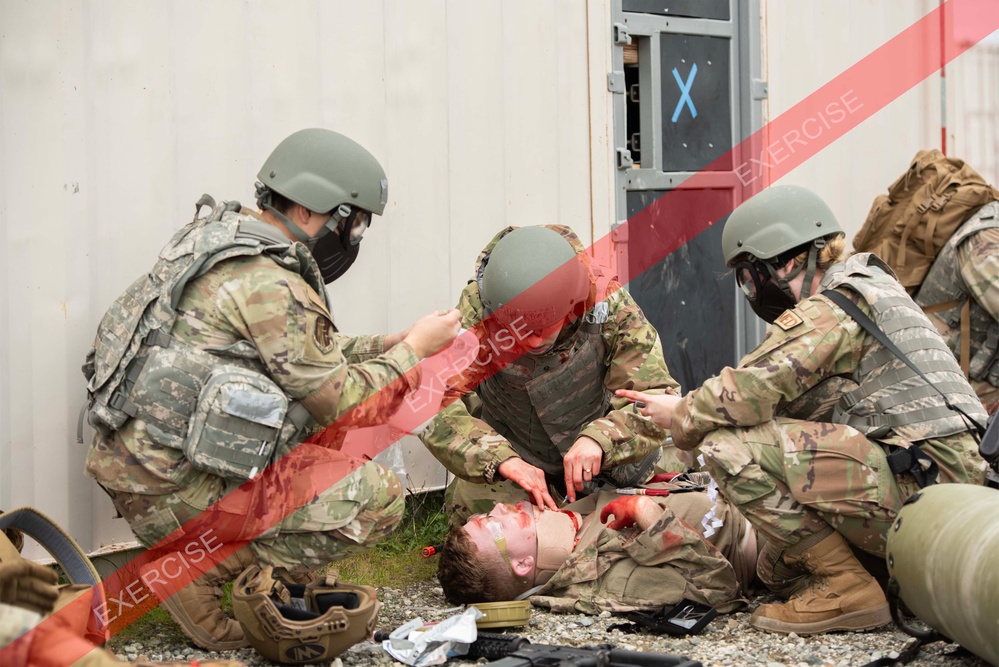 Combat medic pilot course at Travis AFB