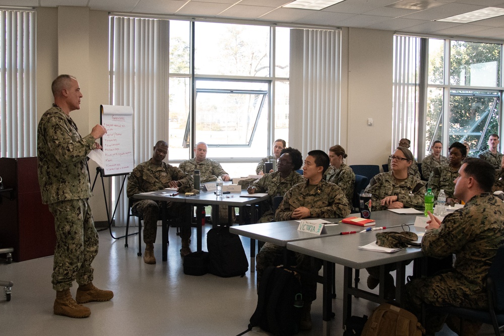 Cherry Point Naval Officers Conduct Intermediate Leadership Course