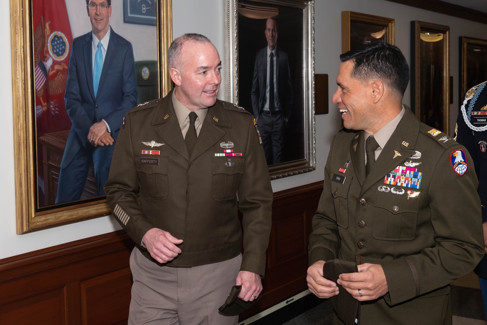 Astronaut, U.S. Army Col. Frank Rubio, Visits Pentagon