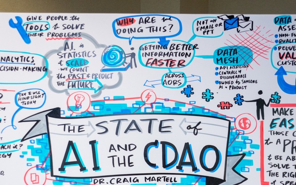 &quot;The State of AI and The CDAO with Dr. Craig Martell&quot; Session captured in pictures