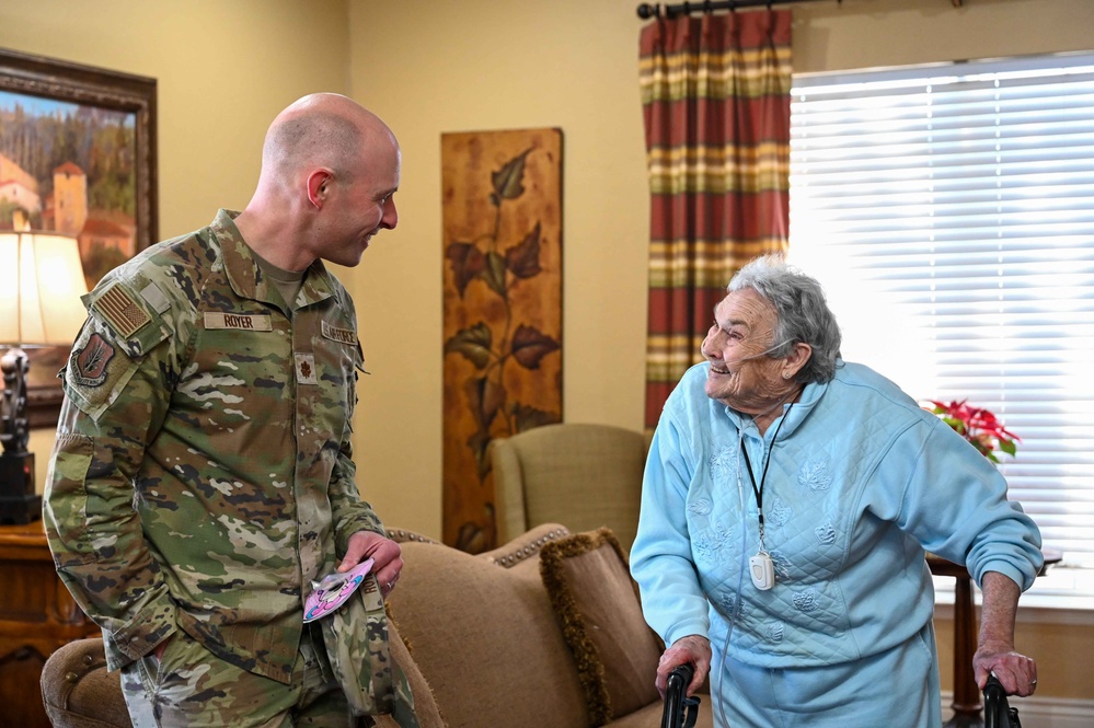 Heartfelt Connections: Airmen deliver Valentines to Veterans