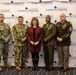 Col. Michael L. Brooks, Marine Corps Base Quantico commander, speaks at the Fredericksburg Regional Chamber of Commerce