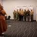 Col. Michael L. Brooks, Marine Corps Base Quantico commander, speaks at the Fredericksburg Regional Chamber of Commerce