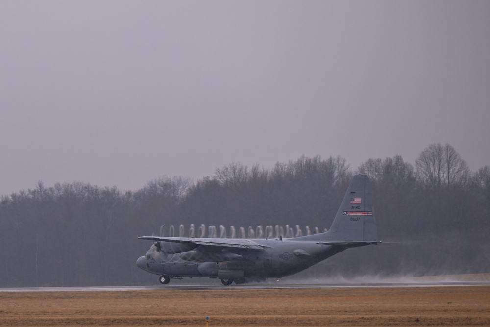 Rainy day Herc at play