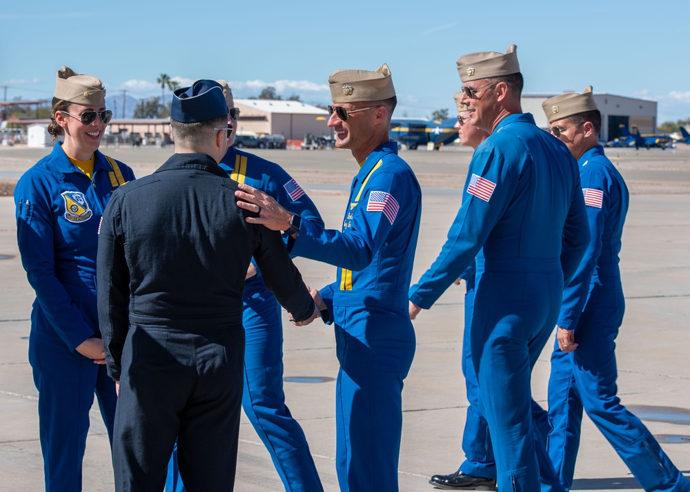 Blue Angels, Thunderbirds Conduct 5th Annual Joint-Training in El Centro