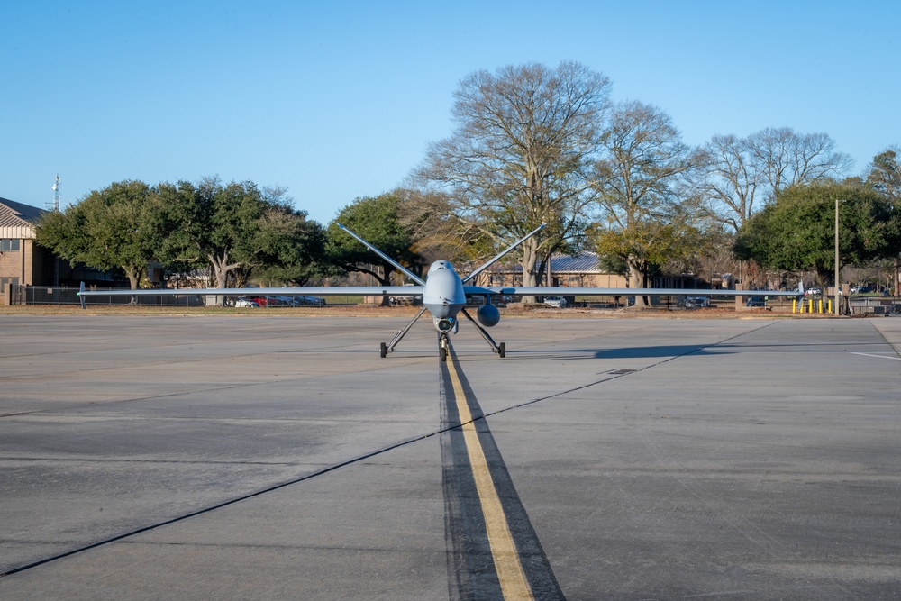 MQ-9 Reaper historic first landing at Shaw Air Force Base