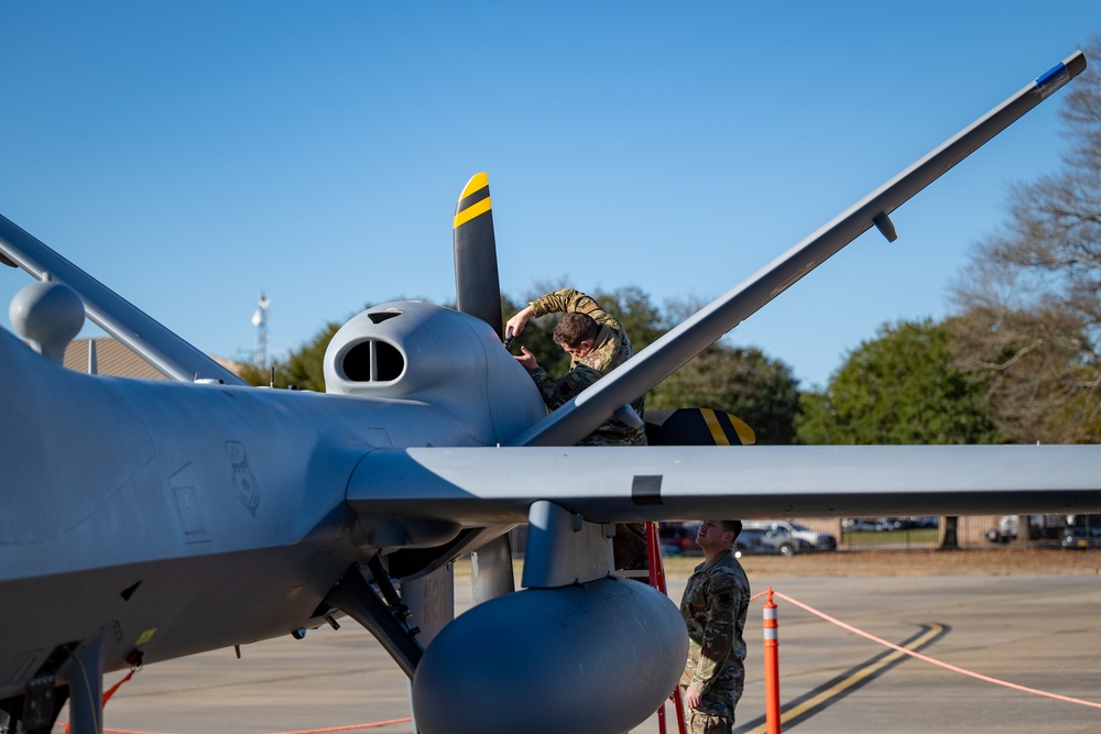 MQ-9 Reaper historic first landing at Shaw Air Force Base