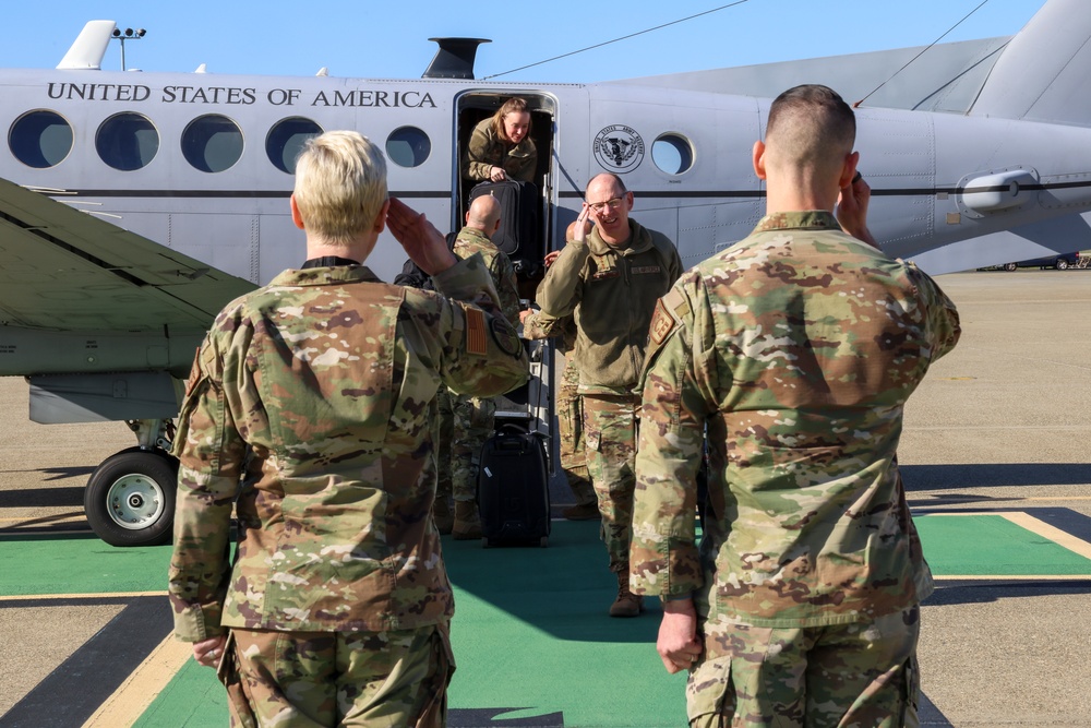 General Richardson, AFMC commander, visits Beale AFB