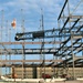 Fort McCoy’s third barracks project taking shape into late February; steel framework continues