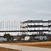 Fort McCoy’s third barracks project taking shape into late February; steel framework continues