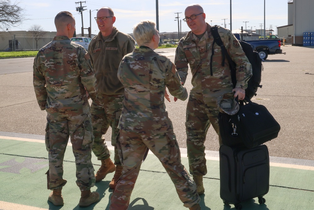 General Richardson, AFMC commander, visits Beale AFB
