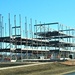 Fort McCoy’s third barracks project taking shape into late February; steel framework continues