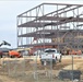 Fort McCoy’s third barracks project taking shape into late February; steel framework continues
