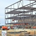 Fort McCoy’s third barracks project taking shape into late February; steel framework continues
