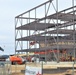 Fort McCoy’s third barracks project taking shape into late February; steel framework continues