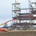 February 2024 barracks construction operations at Fort McCoy