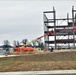February 2024 barracks construction operations at Fort McCoy