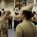 Keeping up Appearances: U.S. Sailors with 3rd Medical Battalion, Bravo Surgical Company participate in a quarterly uniform inspection