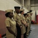 Keeping up Appearances: U.S. Sailors with 3rd Medical Battalion, Bravo Surgical Company participate in a quarterly uniform inspection