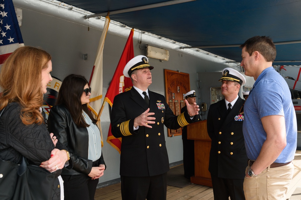 Congress Visits USS Blue Ridge