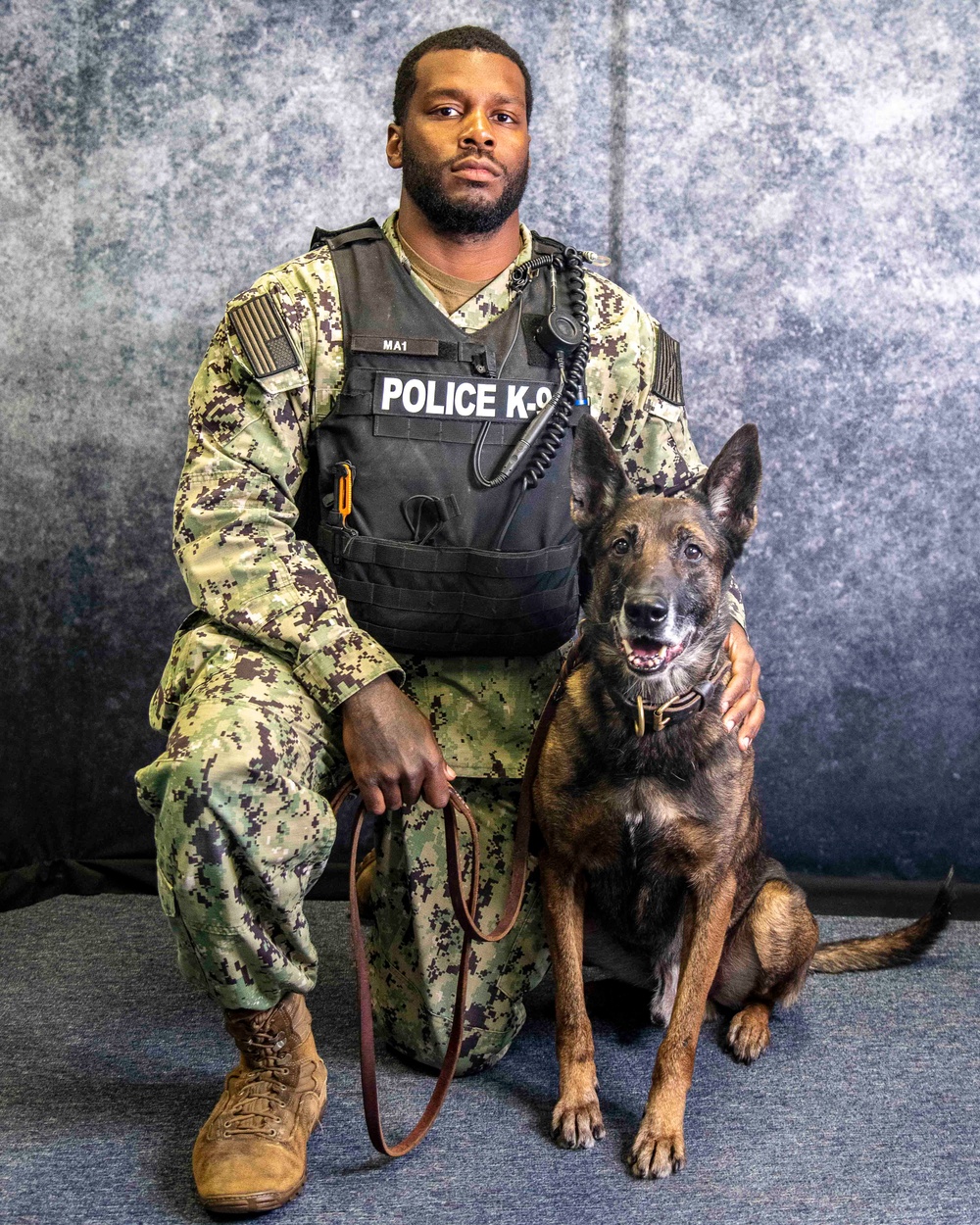 NAS Oceana's Military Working Dogs and their Handlers